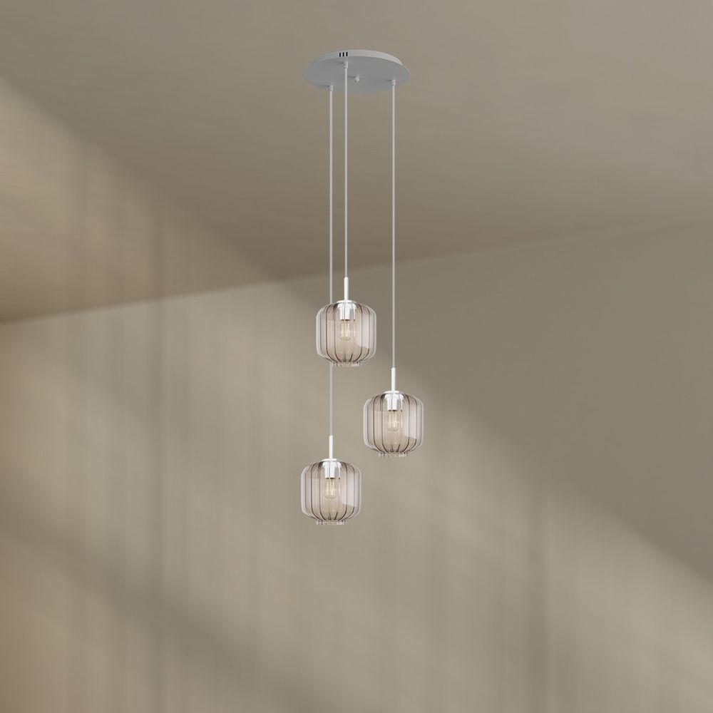 s.luce Velo lampe de galerie à 3 flammes Ø 40cm baldaquin Ø 20cm