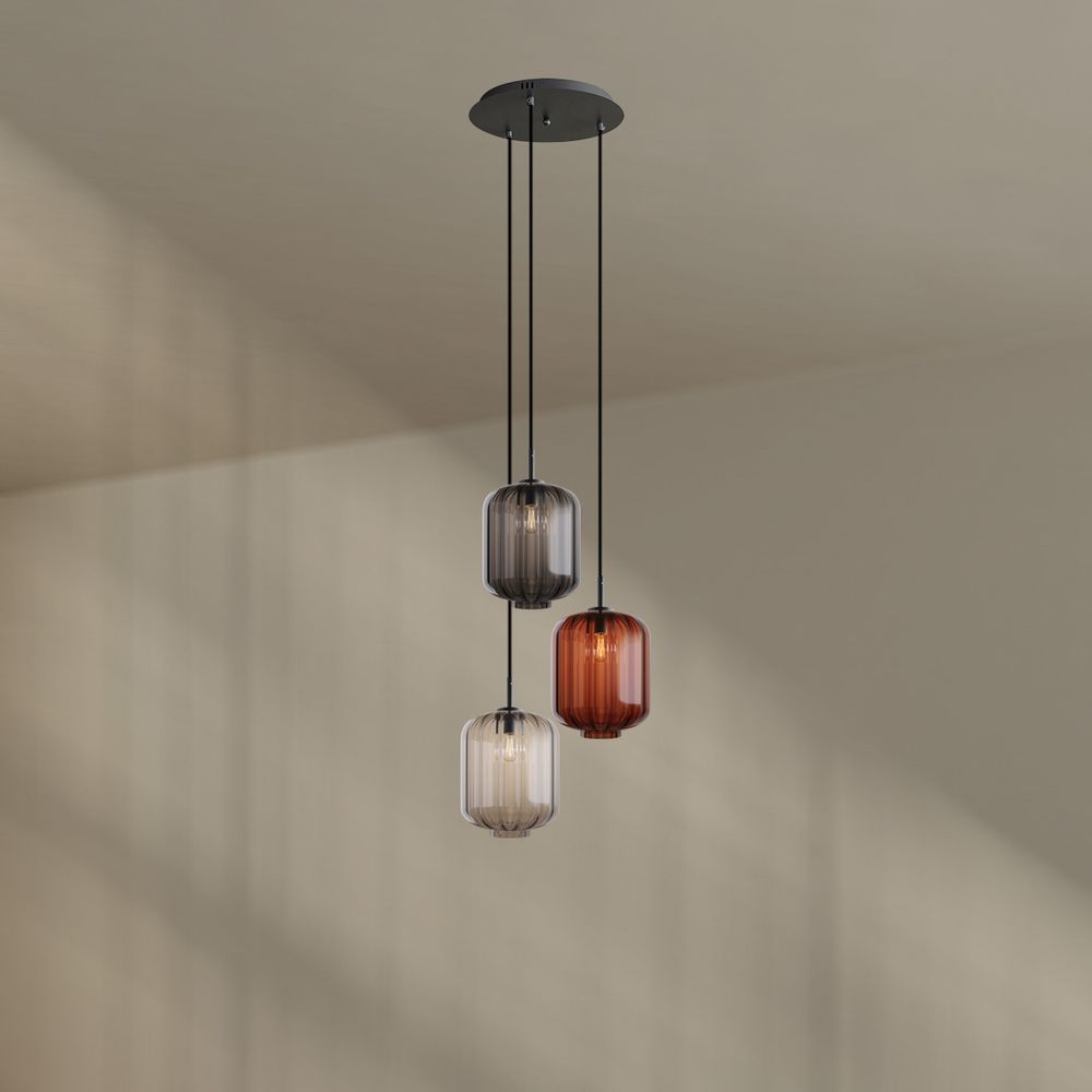 s.luce Velo lampe de galerie à 3 flammes Ø 40cm baldaquin Ø 25cm