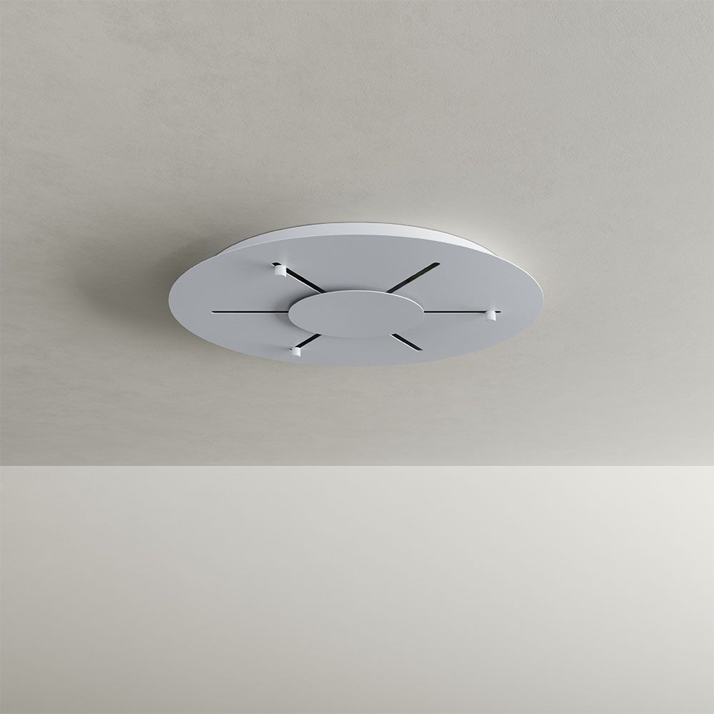 s.luce Velo Lampe à suspendre à 5 flammes Ø 60cm Baldaquin Ø 25cm