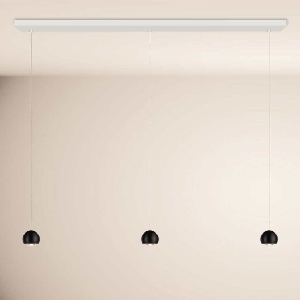 s.luce Beam LED tavolo da pranzo a sospensione 160cm