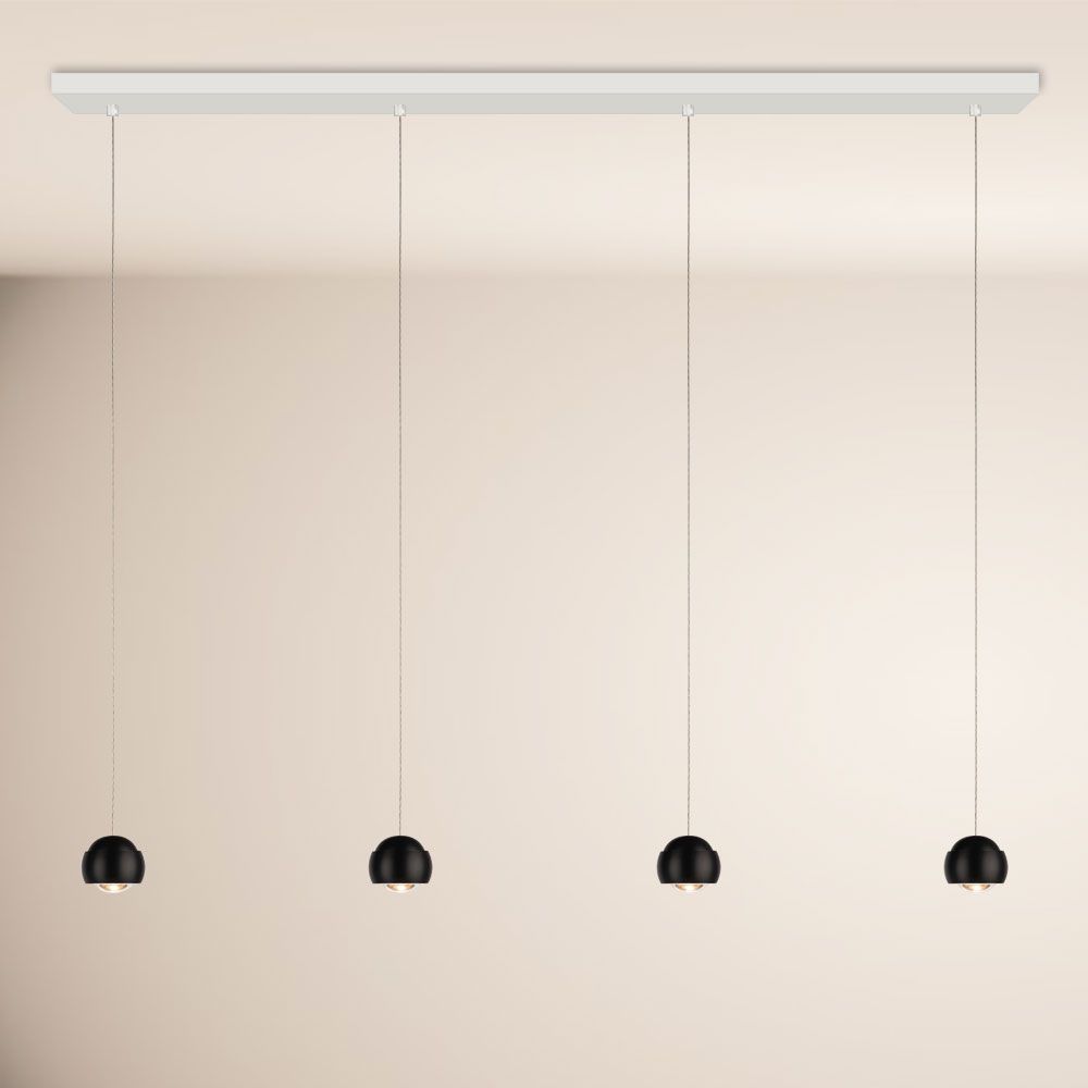 s.luce Beam LED tavolo da pranzo a sospensione 160cm
