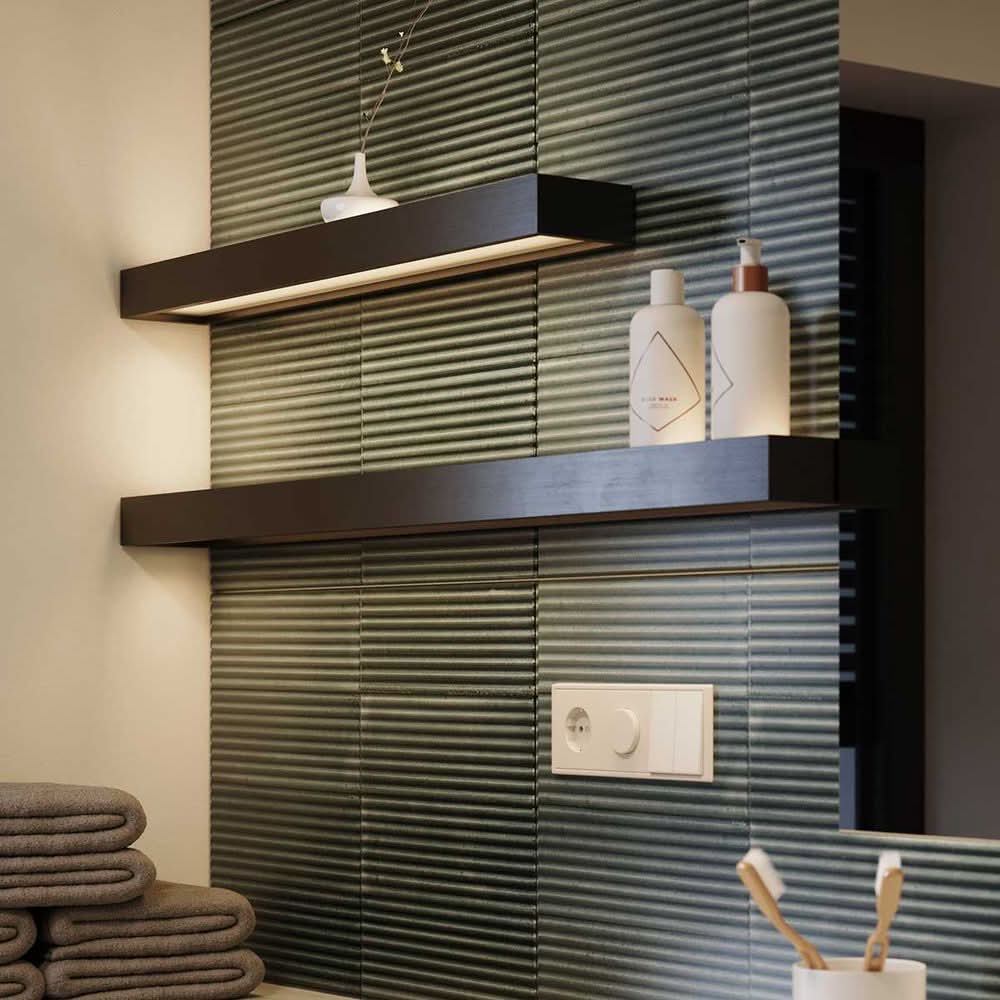 s.luce Cusa LED pannello luminoso a parete Up & Down