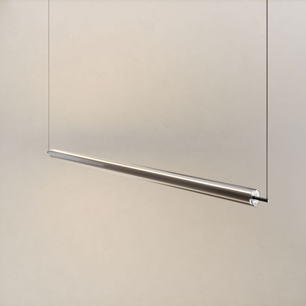 s.luce Ranya LED Lampada a sospensione Up & Down con copertura in vetro e telecomando