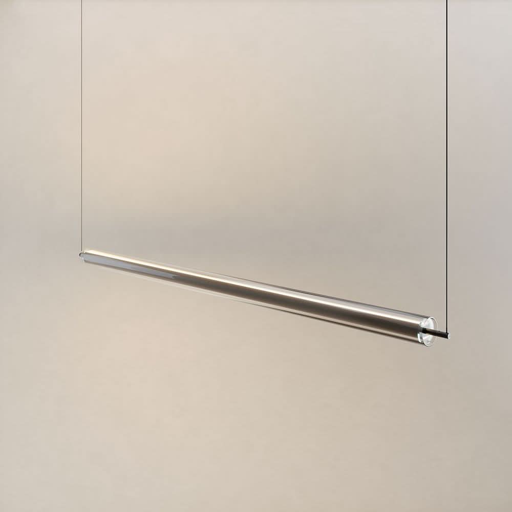 s.luce Ranya LED Lampada a sospensione Up & Down con copertura in vetro e telecomando