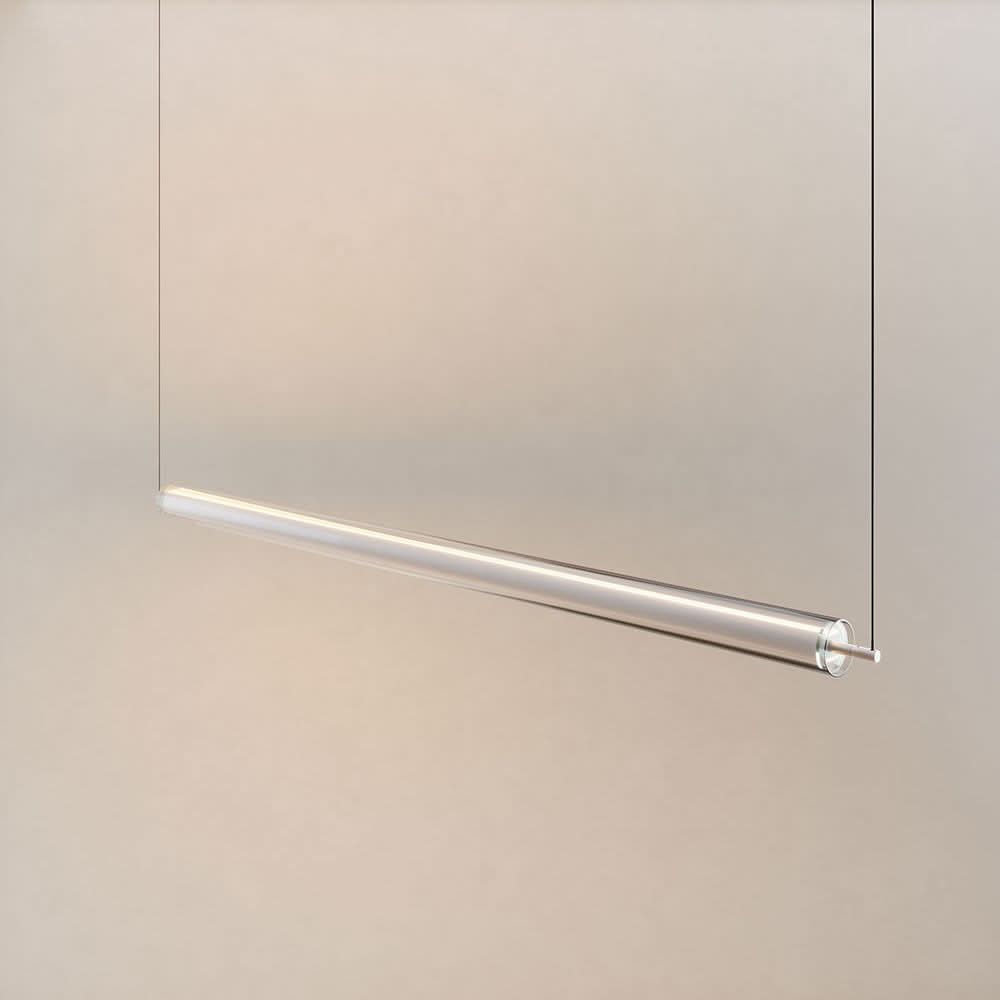 s.luce Ranya LED Lampada a sospensione Up & Down con copertura in vetro e telecomando