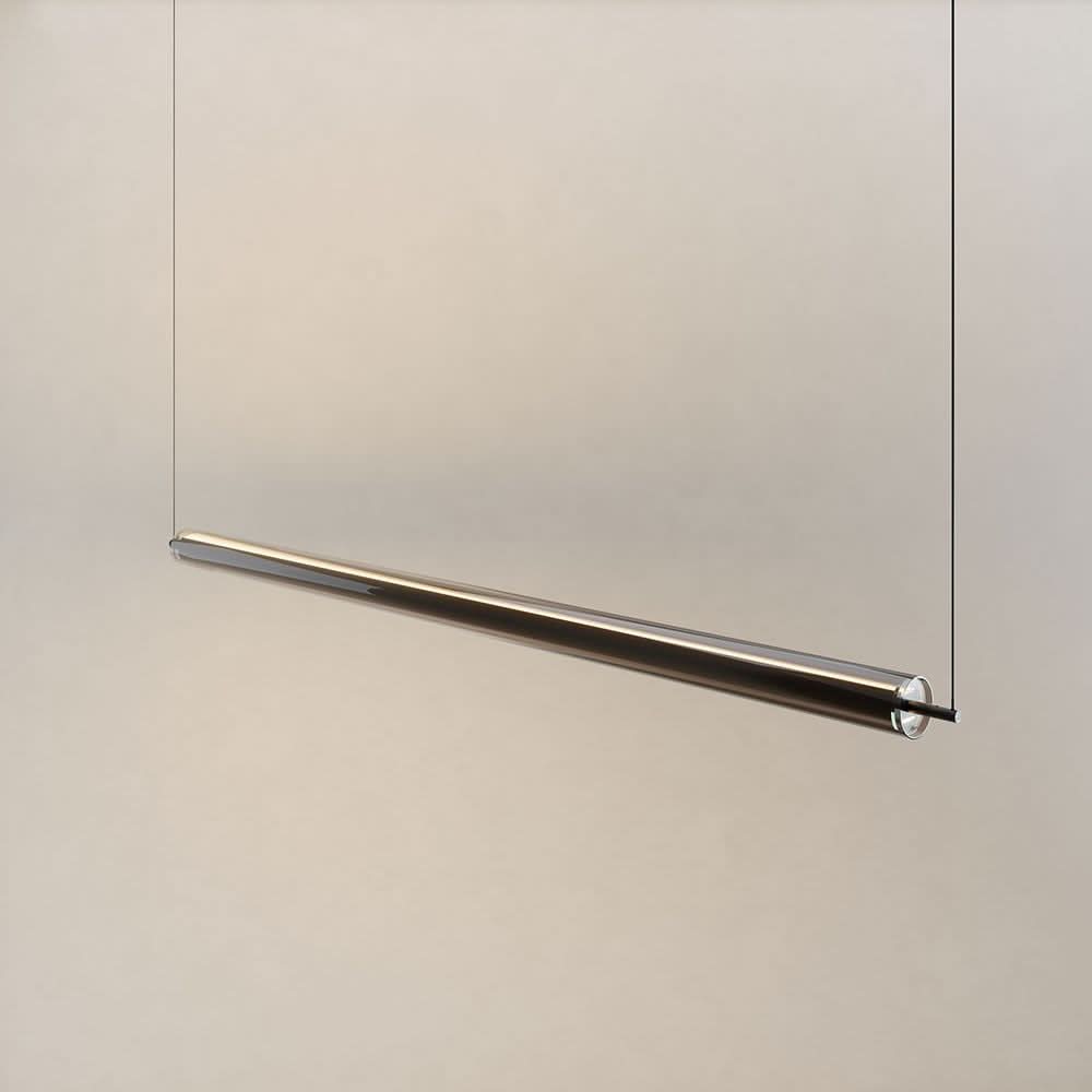 s.luce Ranya LED Lampada a sospensione Up & Down con copertura in vetro e telecomando