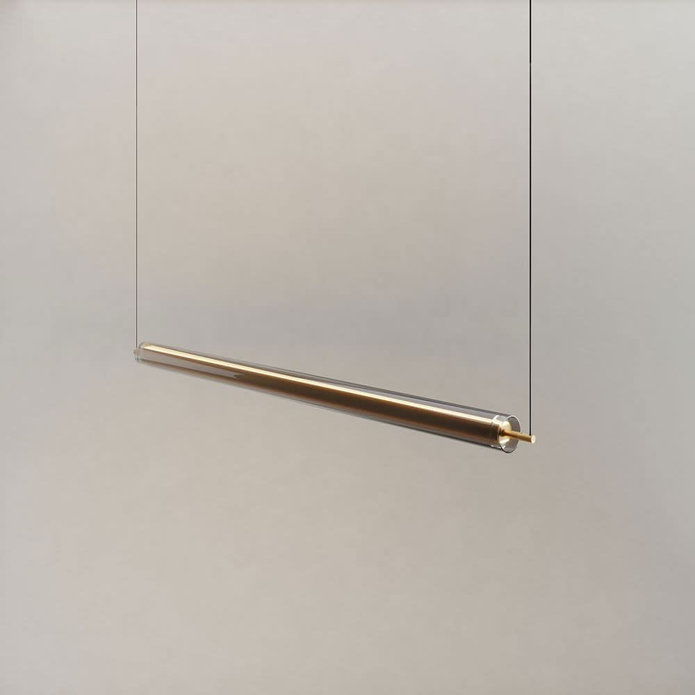 s.luce Ranya LED Lampada a sospensione Up & Down con copertura in vetro e telecomando