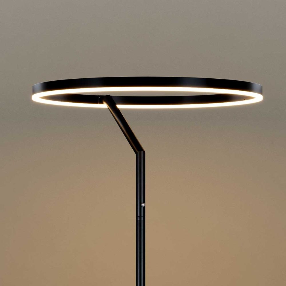s.luce Ring Lampada da terra a LED Ø 60 cm con touch dimmer