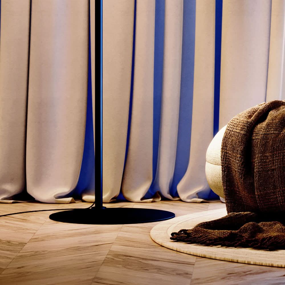 s.luce Ring Lampada da terra a LED Ø 60 cm con touch dimmer