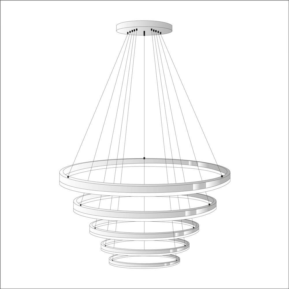 s.luce ring conversion centric (senza anelli LED)