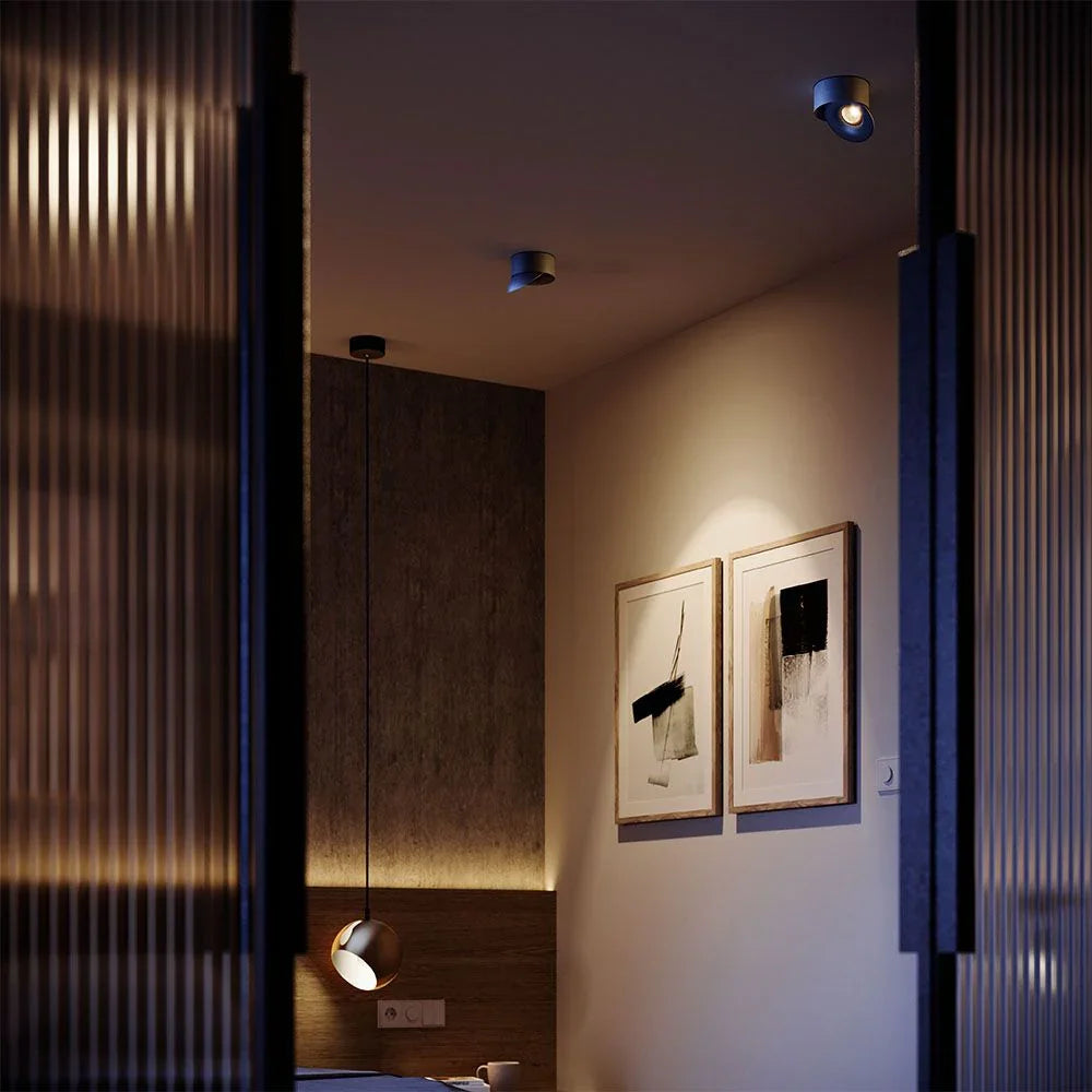 s.luce Santa Neo Faretto da soffitto LED orientabile e dimmerabile