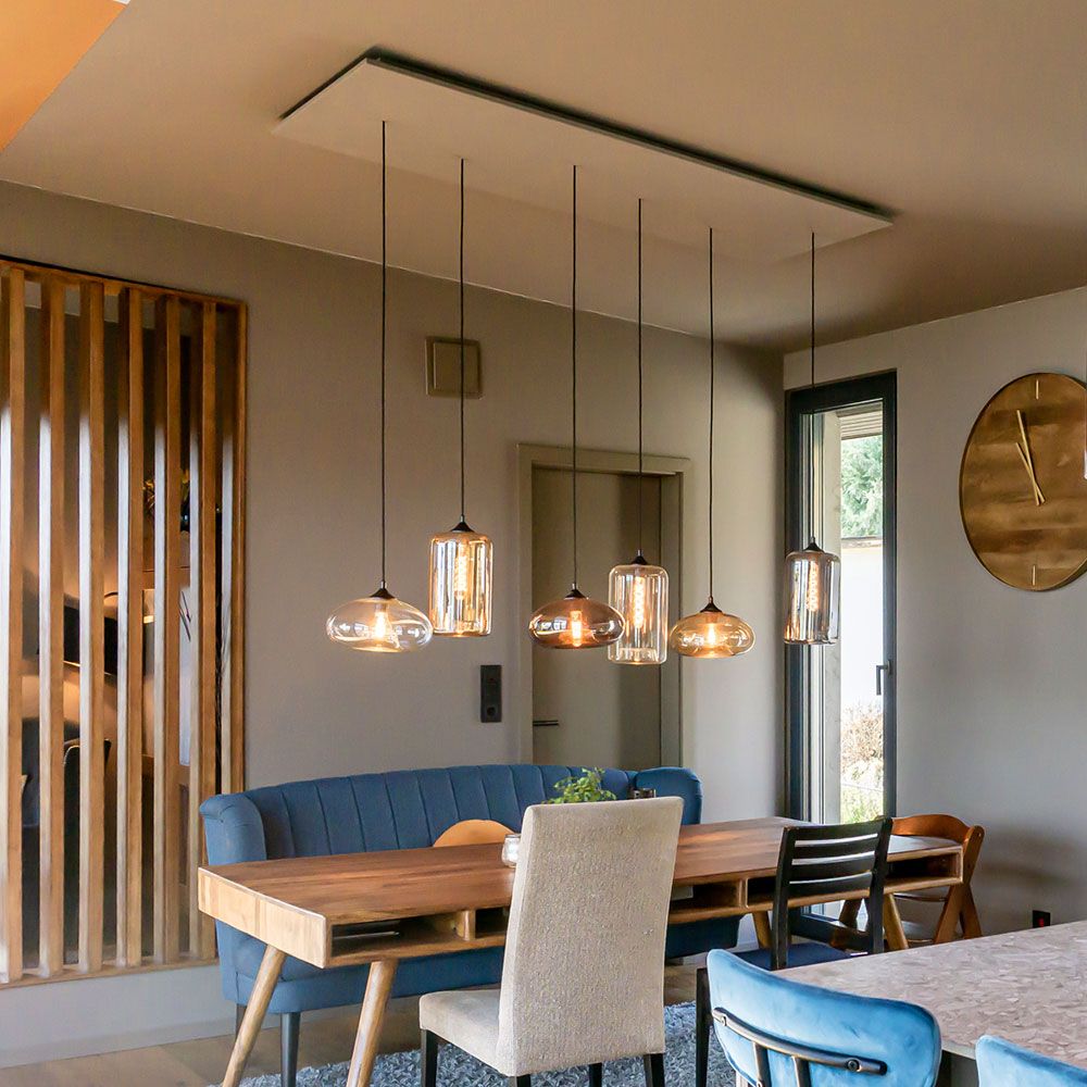 s.luce Cruet, lampada a sospensione in vetro Up & Low