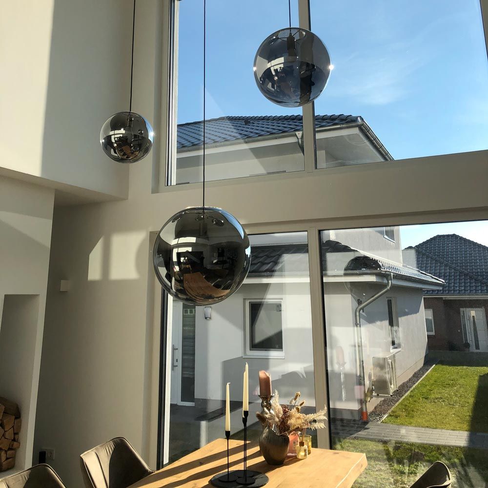s.luce Orb XL gallery light 8 luci con baldacchino modulare