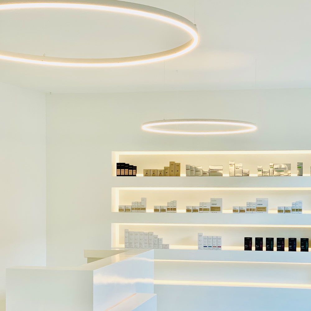 s.luce LED lampada a sospensione ad anello Ø 100cm