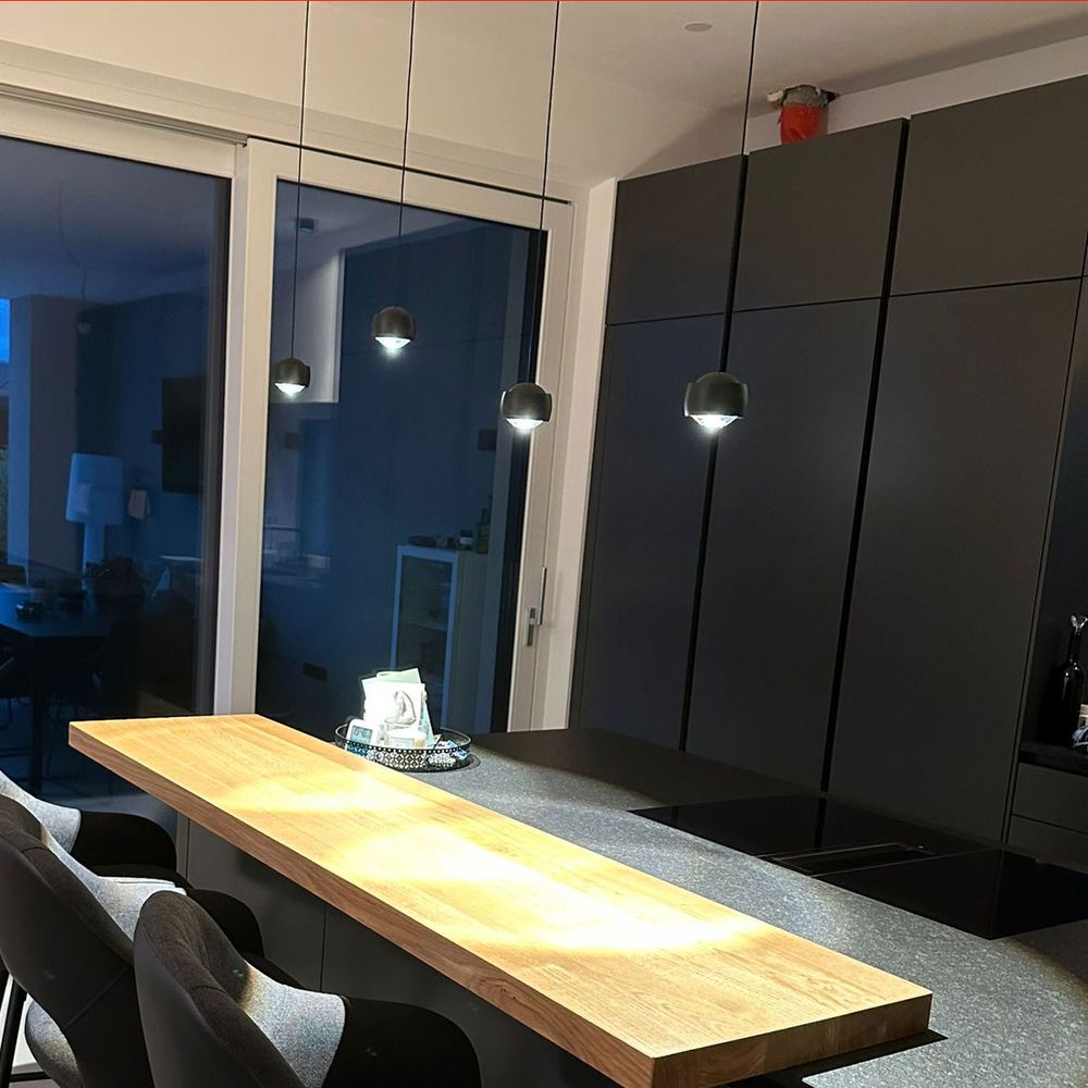 s.luce Beam LED tavolo da pranzo a sospensione 160cm