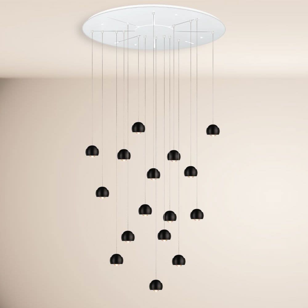 s.luce Beam XL LED gallery light Luce a sospensione con 16 o 24 luci