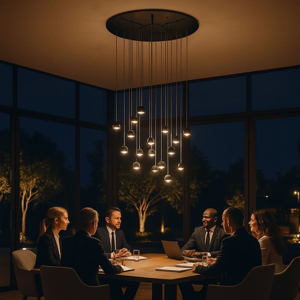 s.luce Beam XL LED gallery light Luce a sospensione con 16 o 24 luci