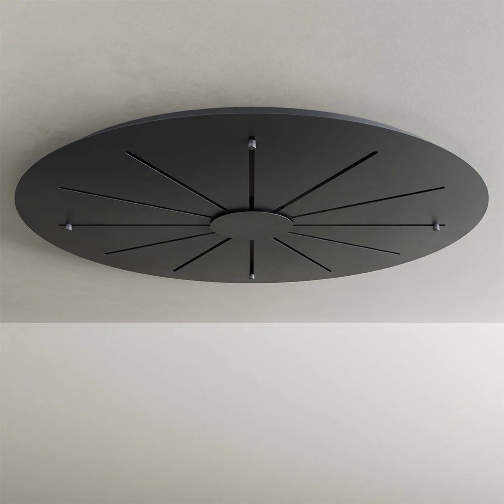 s.luce Belluna gallery light 20 luci Ø 120cm baldacchino