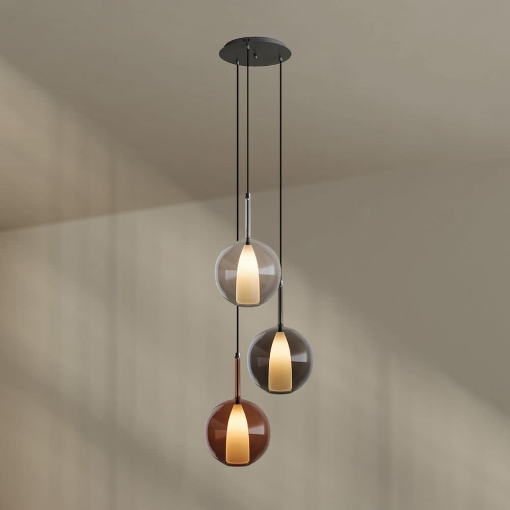 s.luce Belluna gallery light 3 luci Ø 40cm baldacchino