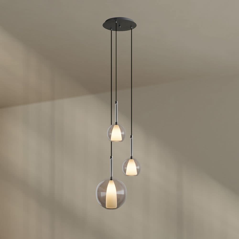 s.luce Belluna gallery light 3 luci Ø 40cm baldacchino