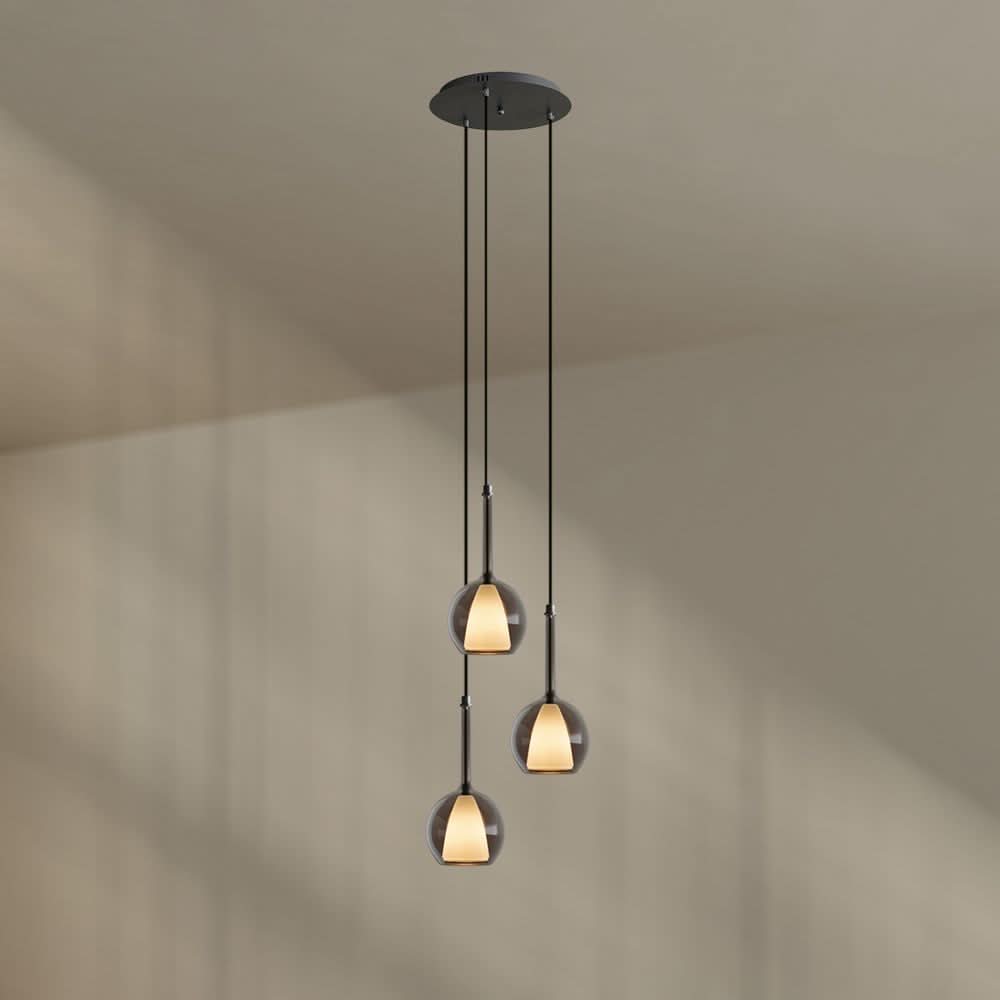 s.luce Belluna gallery light 3 luci Ø 40cm baldacchino