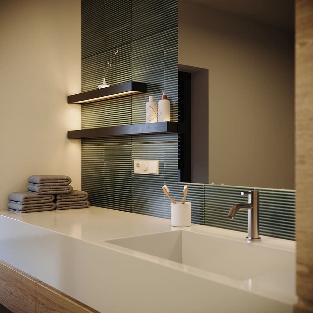 s.luce Cusa LED pannello luminoso a parete Up & Down