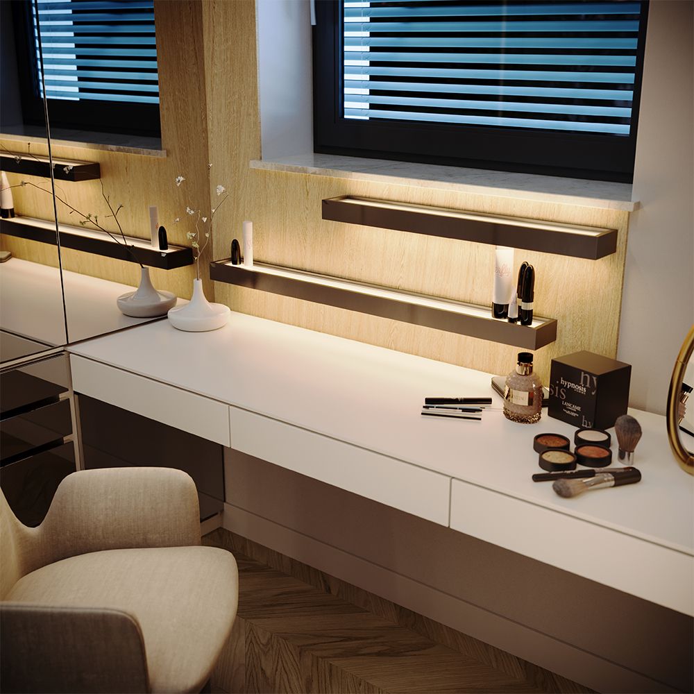 s.luce Cusa LED pannello luminoso a parete Up & Down