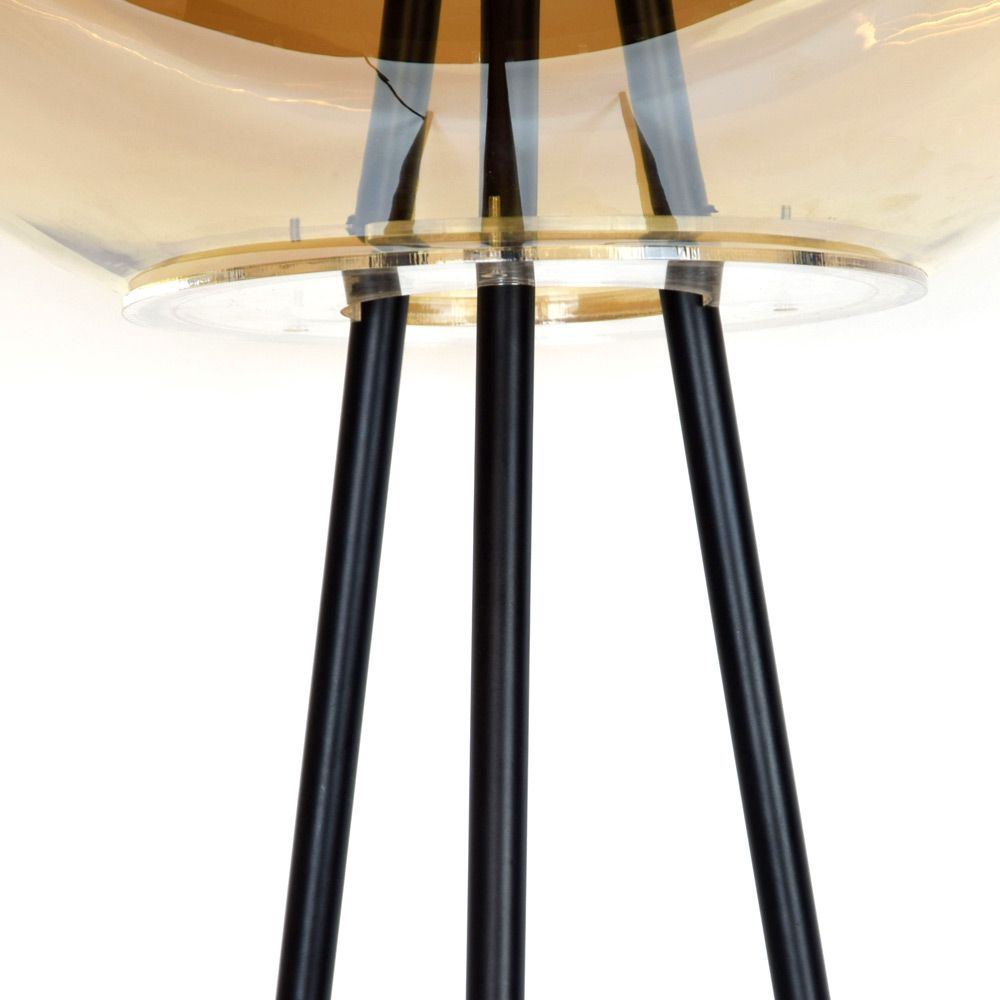 s.luce lampada da terra tripode Orb Tripod 160cm con globo in vetro