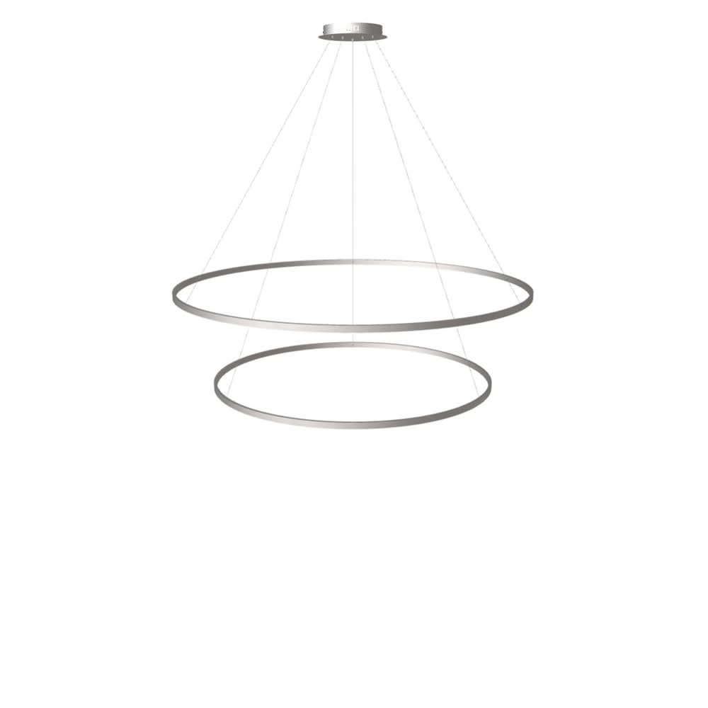 s.luce LED lampada a sospensione ad anello 2 luci centrica