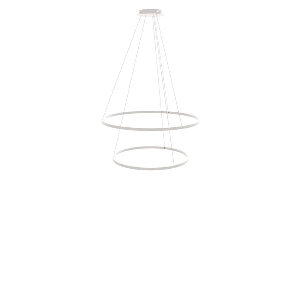 s.luce LED lampada a sospensione ad anello 2 luci centrica