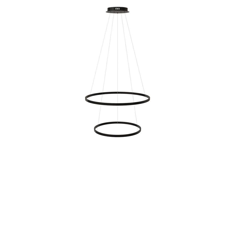 s.luce LED lampada a sospensione ad anello 2 luci centrica