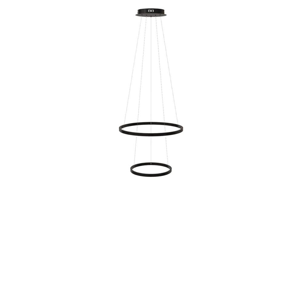 s.luce LED lampada a sospensione ad anello 2 luci centrica