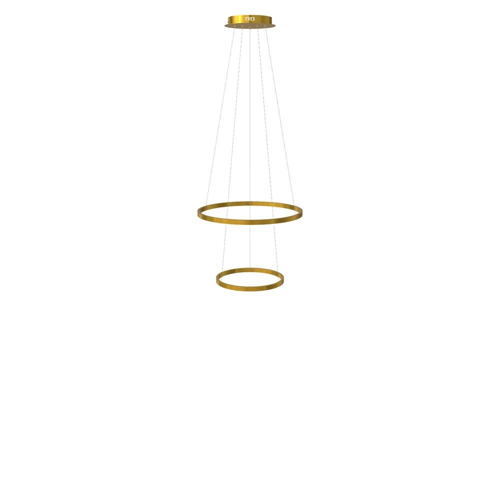 s.luce LED lampada a sospensione ad anello 2 luci centrica