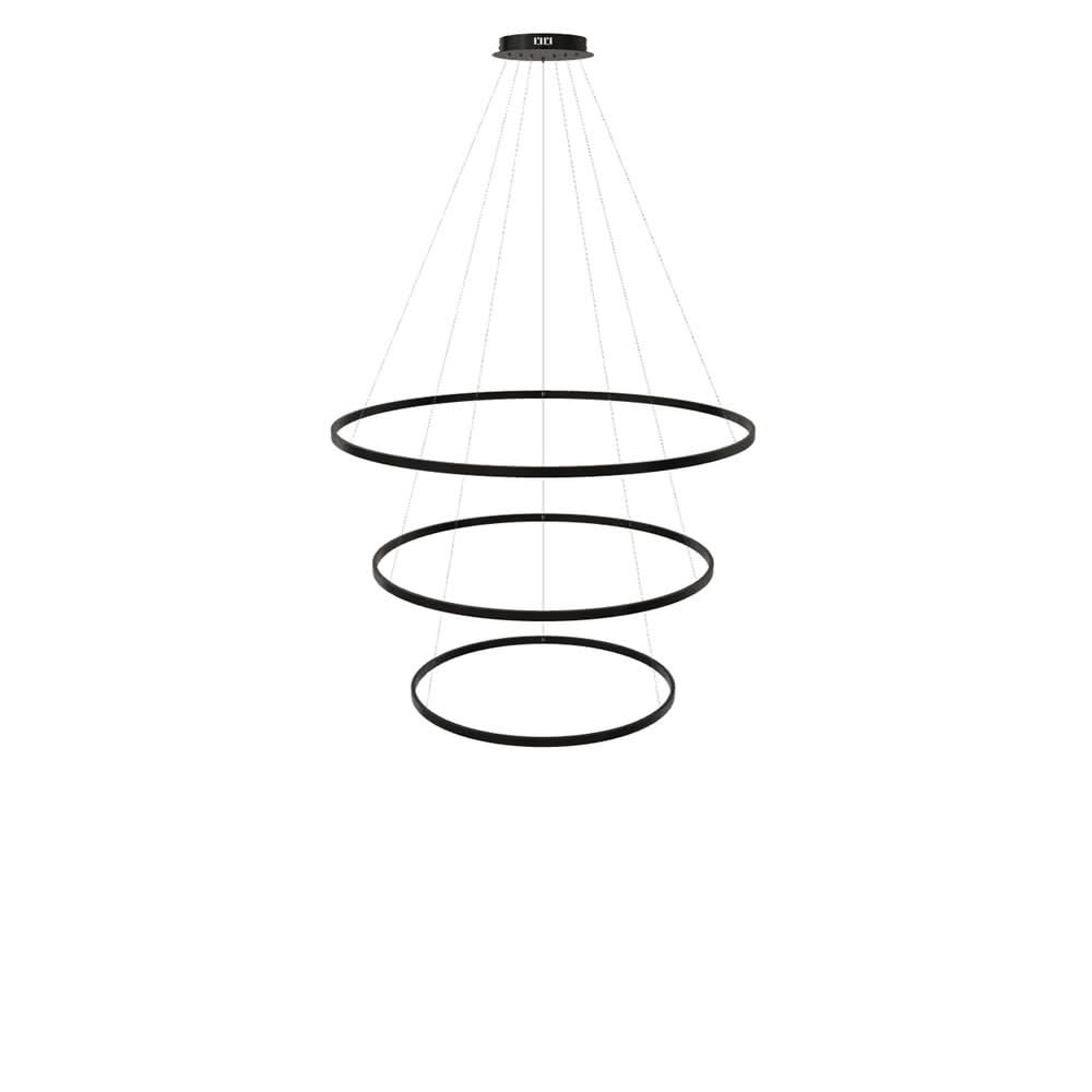 s.luce LED lampada a sospensione ad anello 3 luci centrica
