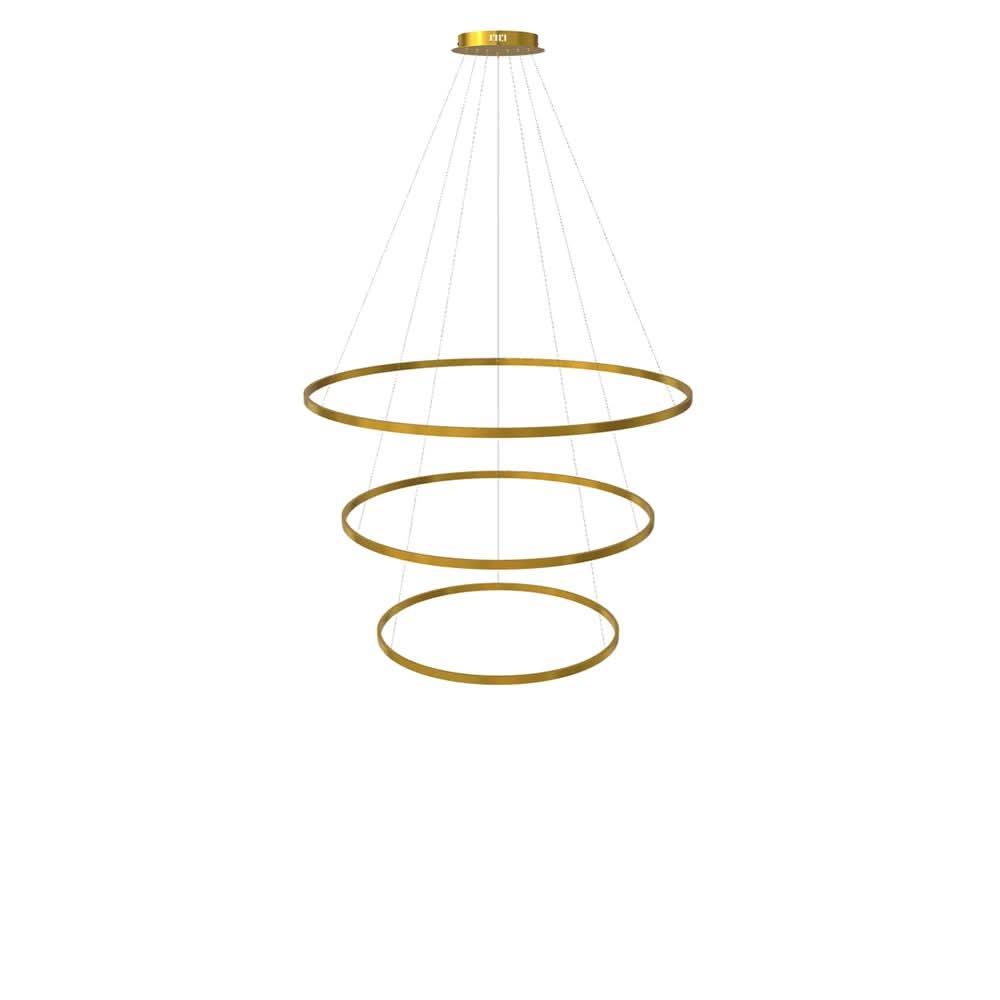 s.luce LED lampada a sospensione ad anello 3 luci centrica