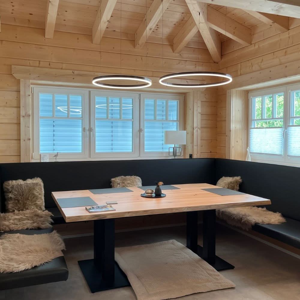 s.luce LED lampada a sospensione ad anello Ø 60cm