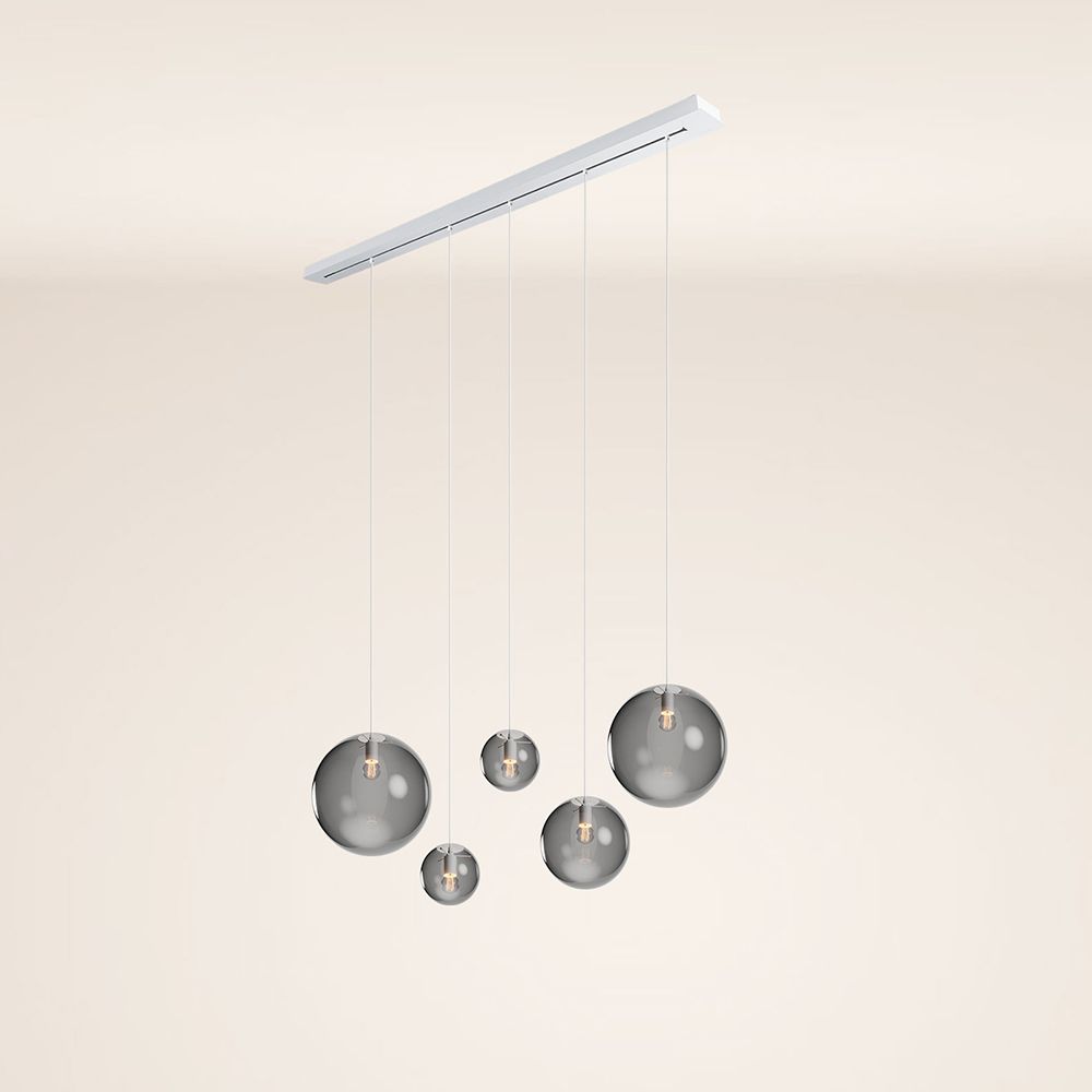 s.luce Orb tavolo da pranzo lampada a sospensione a 5 luci 160cm