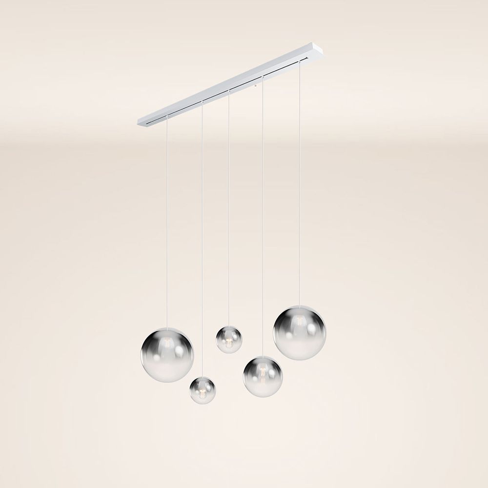 s.luce Orb tavolo da pranzo lampada a sospensione a 5 luci 160cm