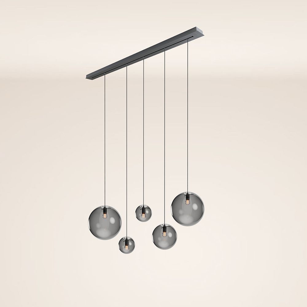 s.luce Orb tavolo da pranzo lampada a sospensione a 5 luci 160cm
