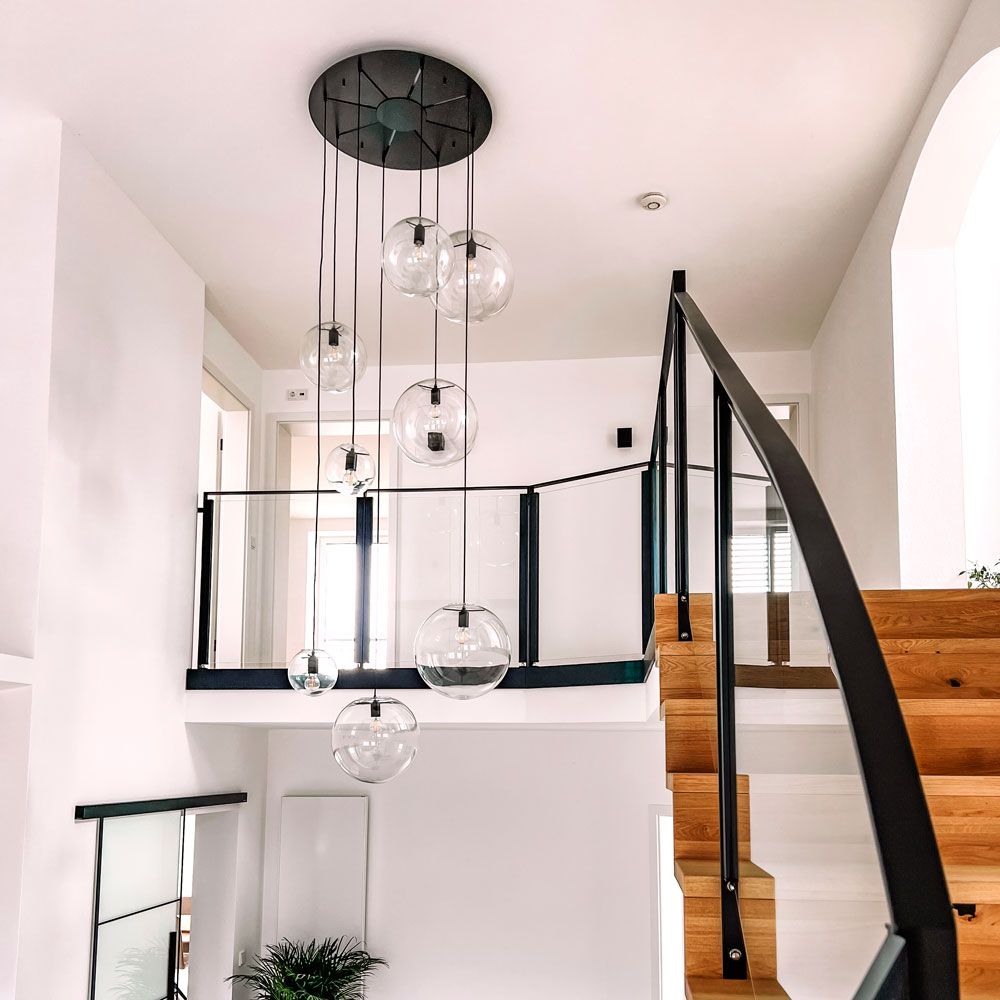 s.luce Orb gallery lampada a 8 luci modulare