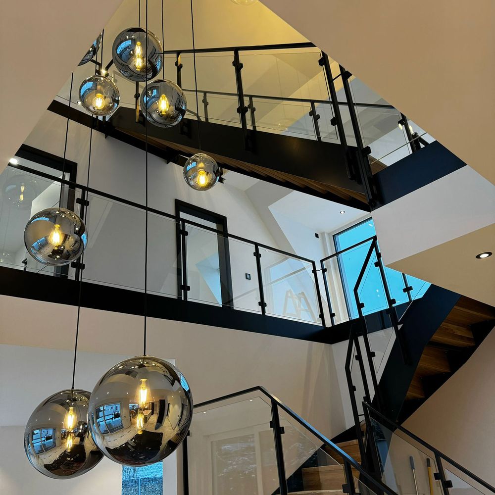 s.luce Orb gallery lampada a 8 luci modulare