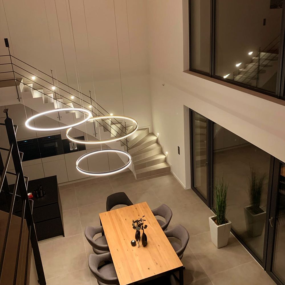 s.luce LED lampada a sospensione ad anello Ø 100cm