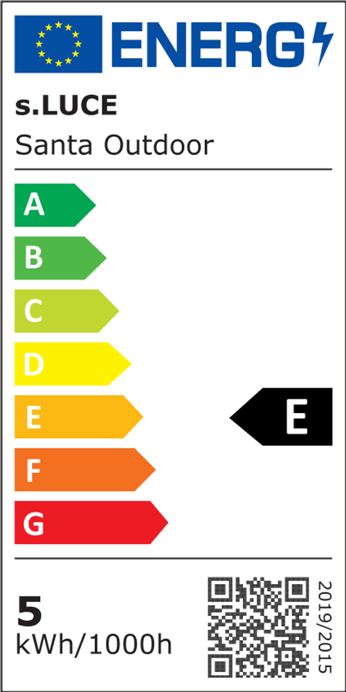 s.luce Santa Out LED plafoniera da esterno IP65 orientabile