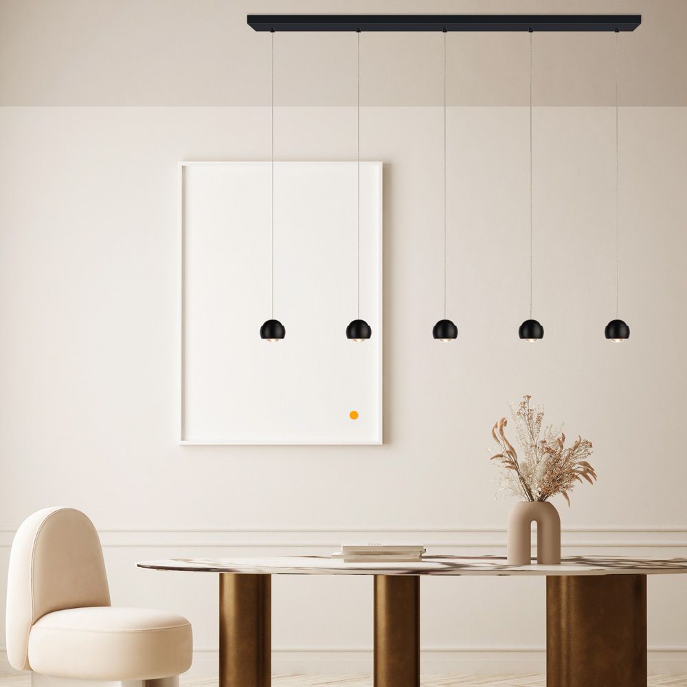 s.luce Beam LED lampa wisząca do stołu jadalnego 120cm