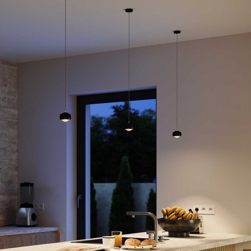 s.luce Beam LED lampa wisząca Ø 8cm
