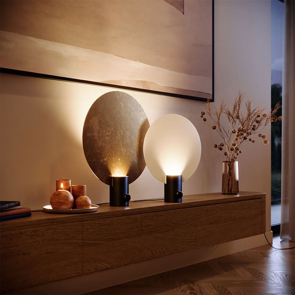 Lampa stołowa s.luce Cloud z przełącznikiem obrotowym