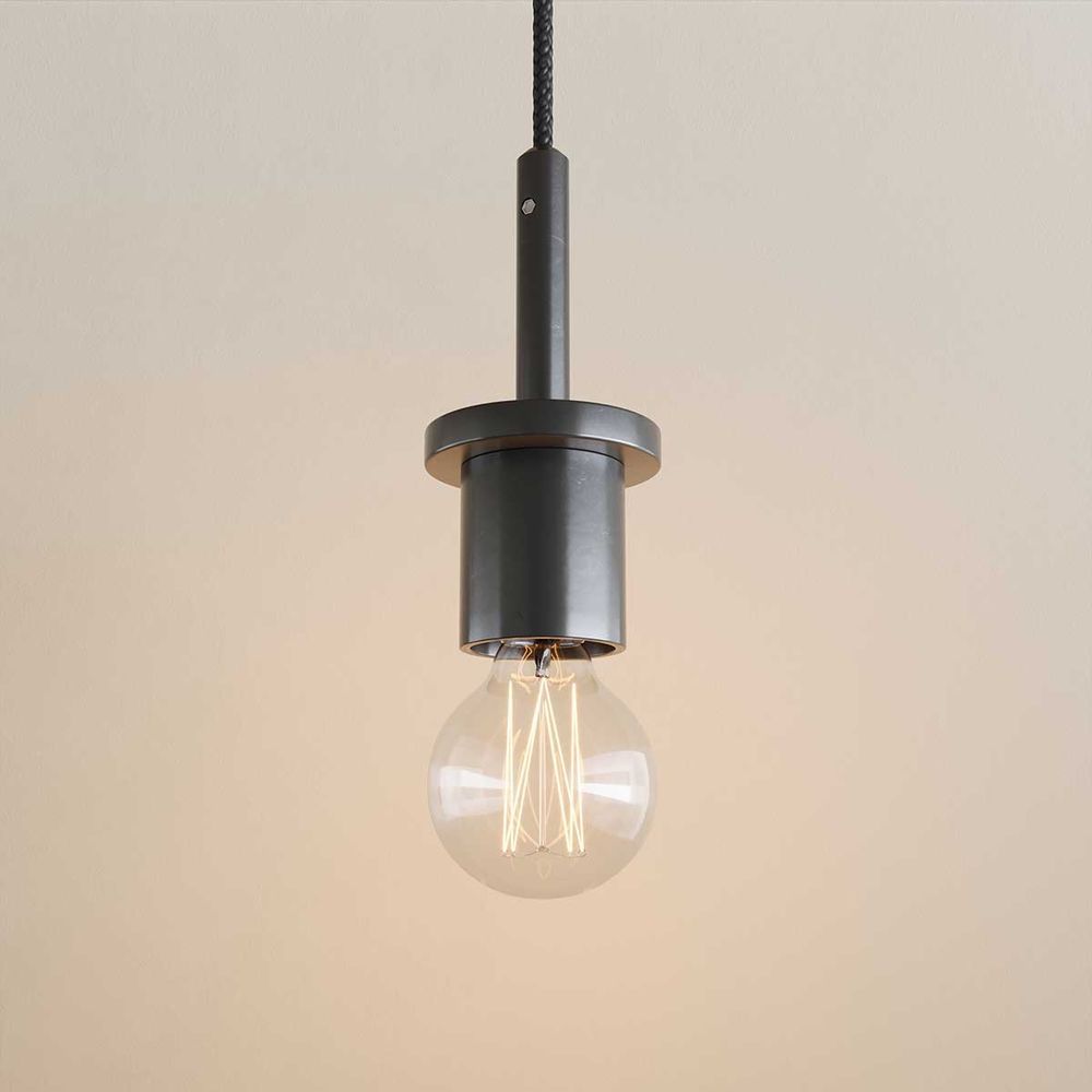 s.luce Echos szklana lampa wisząca 150cm czarna