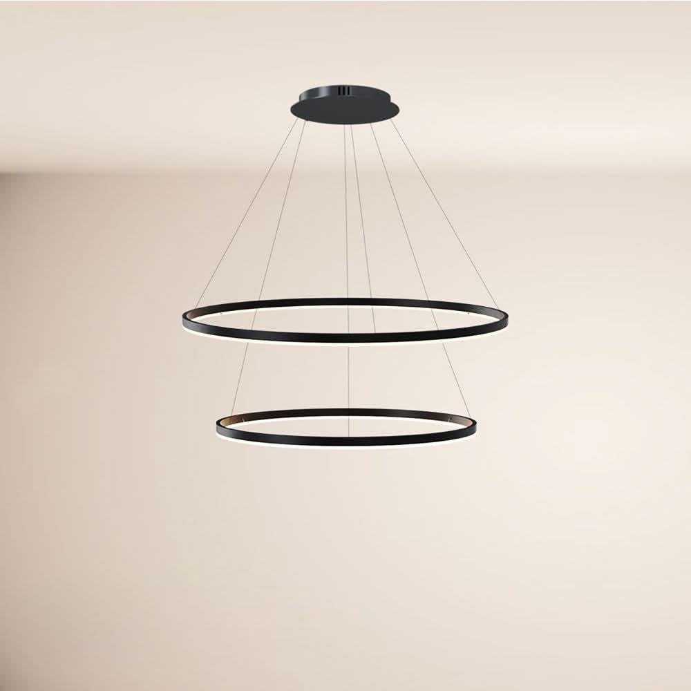 s.luce LED lampa wisząca pierścieniowa 2-światłowa centryczna