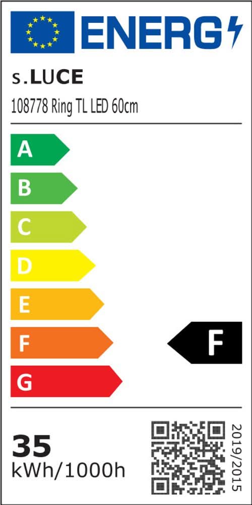 Lampa podłogowa s.luce Ring LED Ø 60 cm ze ściemniaczem dotykowym