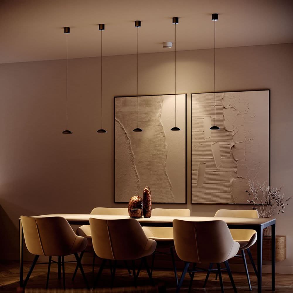 s.luce Santa Air LED lampa wisząca Ø 11cm z możliwością ściemniania